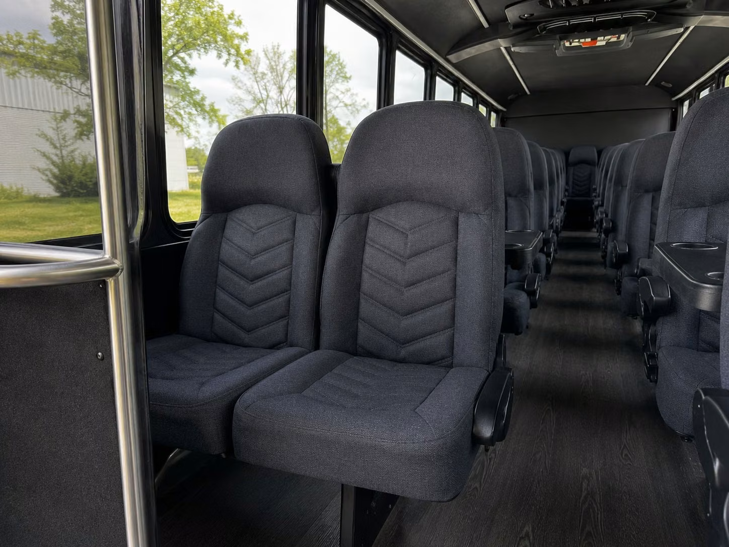 15 passenger minibus interior