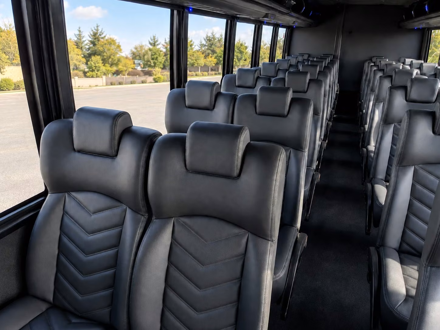 18 passenger minibus inside