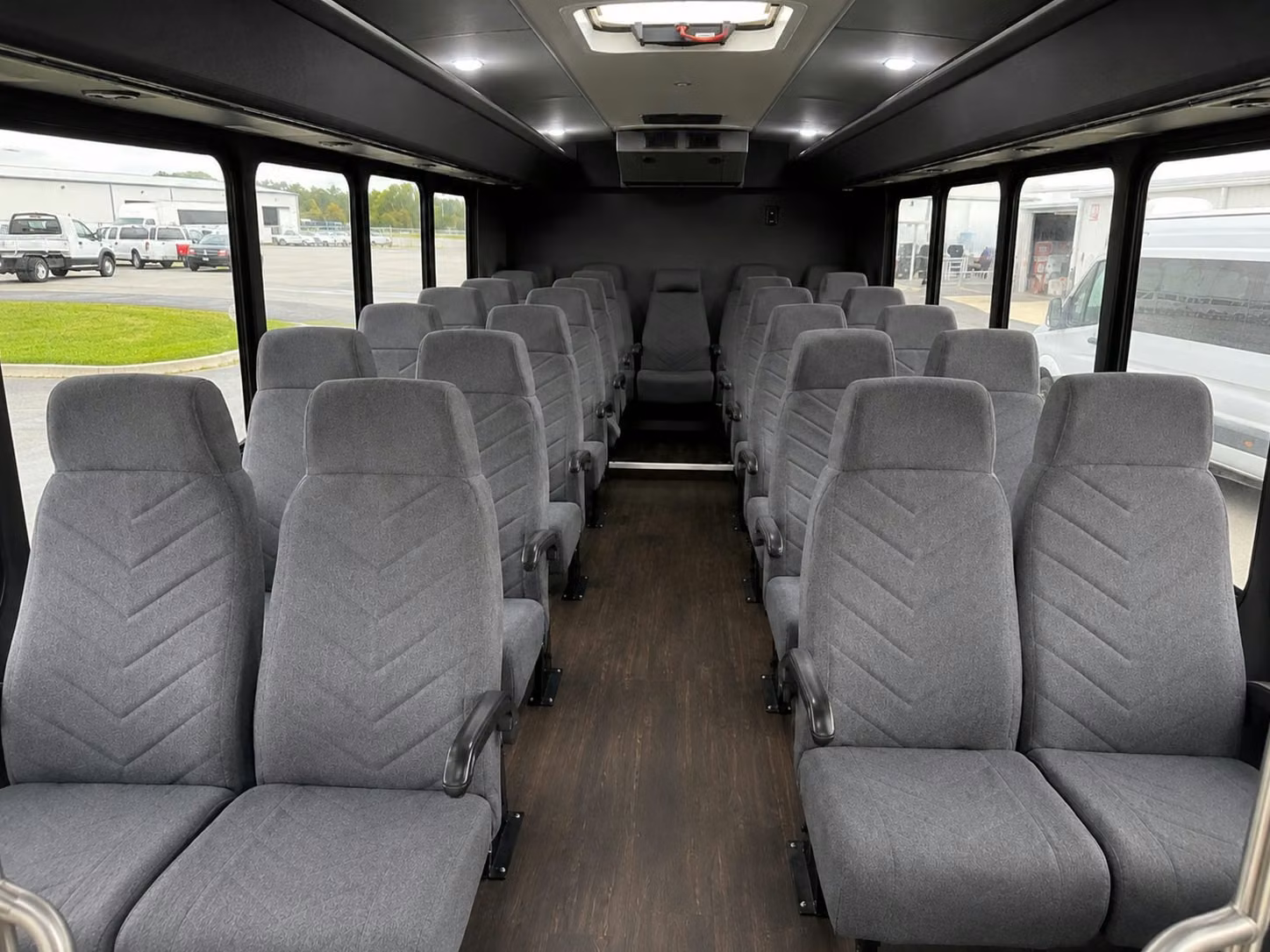 20 passenger minibus interior