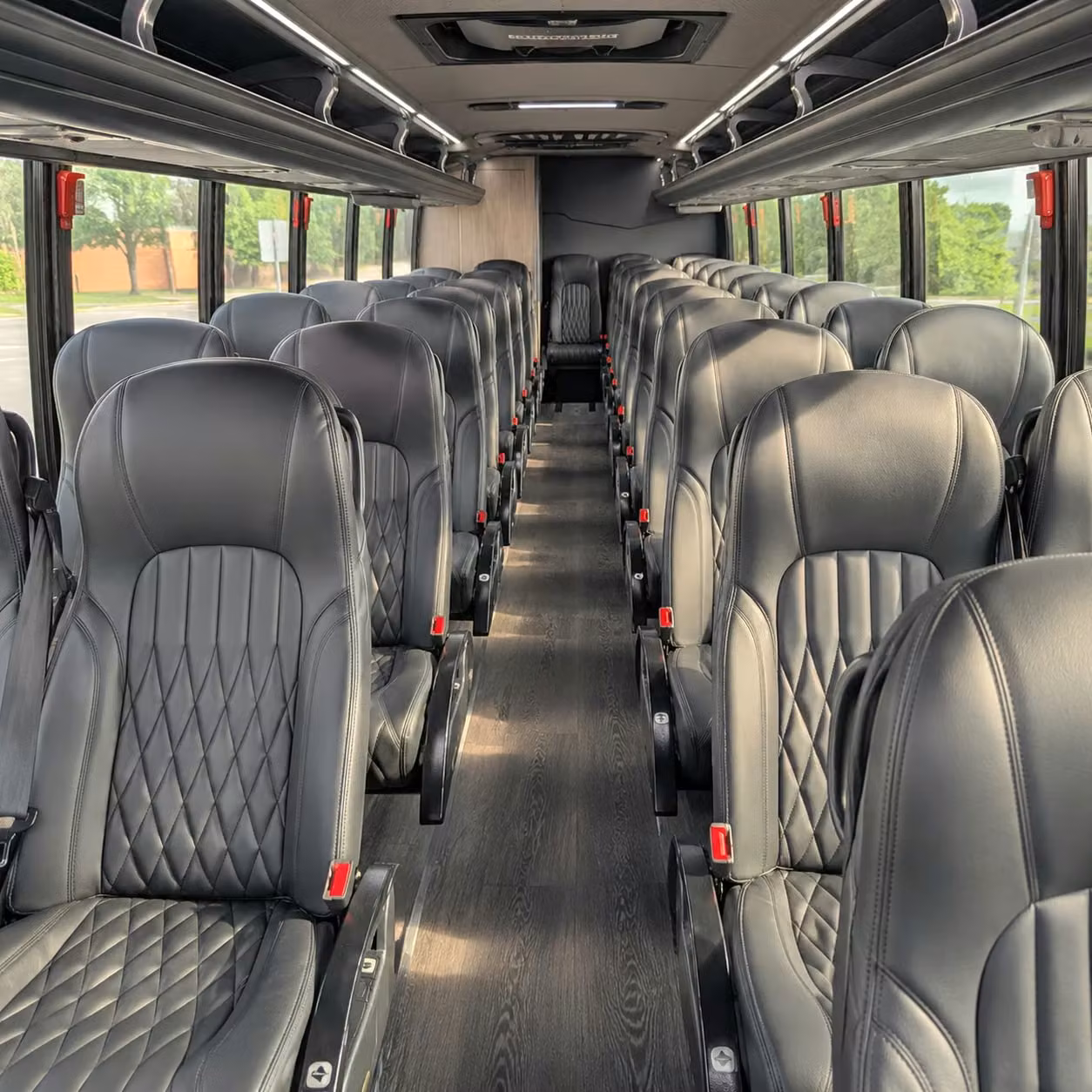 35 passenger minibus inside