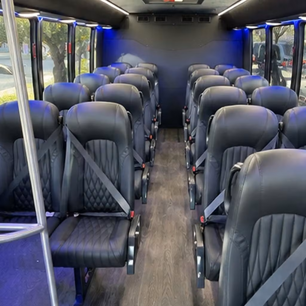 35 passenger minibus interior