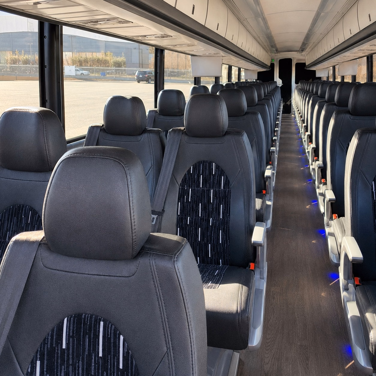 charter bus transportation for government construction projects and worksite shuttles in sparks