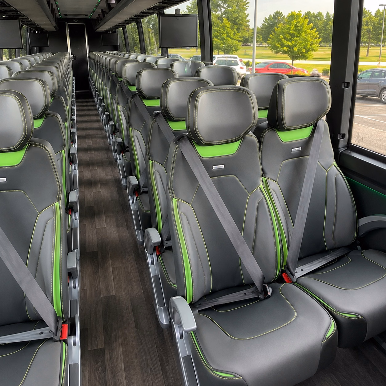 sparks charter bus rental inside